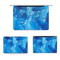 ocean fish pattern deep blue texture laptop cover vinyl decal sticker for macbook air pro retina 11 12 13 15 a1278 a1932 a2179
