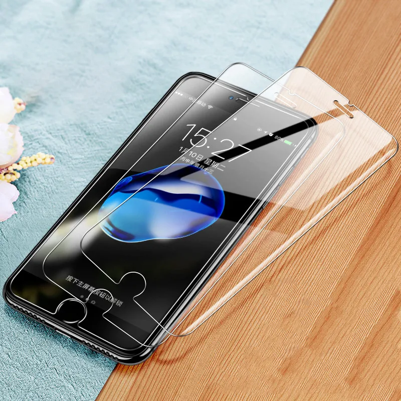 2 шт. закаленное стекло для iphone X XS 11 Pro Max XR 7 8 5 5S SE Защитная пленка для экрана iphone 7 8 6s X 11 Pro