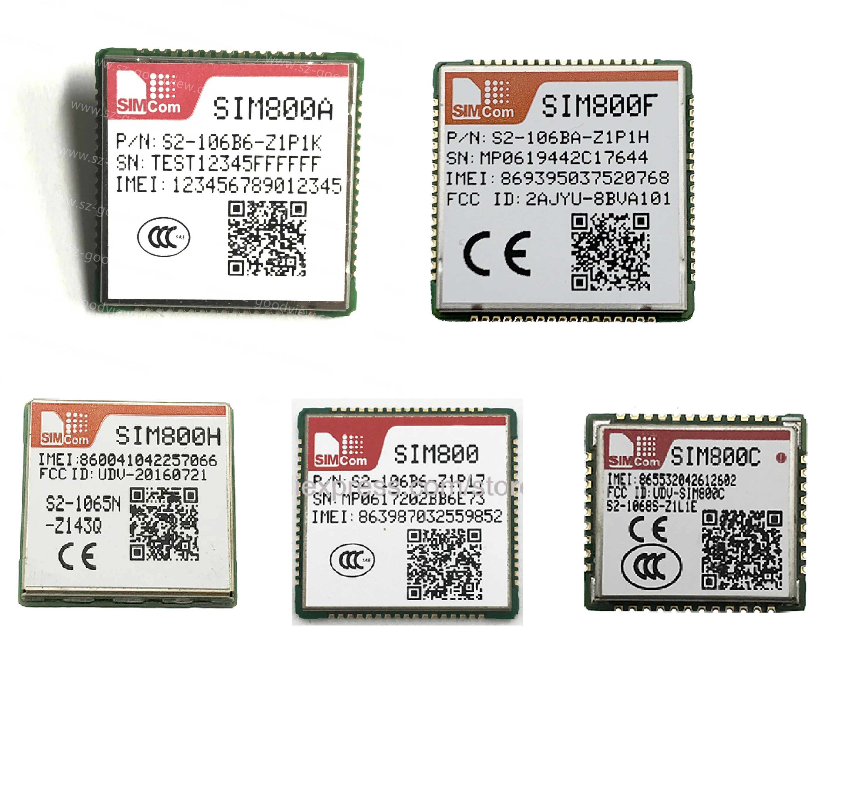 2 шт./лот SIM800 SIMCOM SIM800-WB64 64M SIM800C SIM800F SIM800H SIM800A Smemory двухдиапазонный модуль 2G GSM / GPRS LCC |