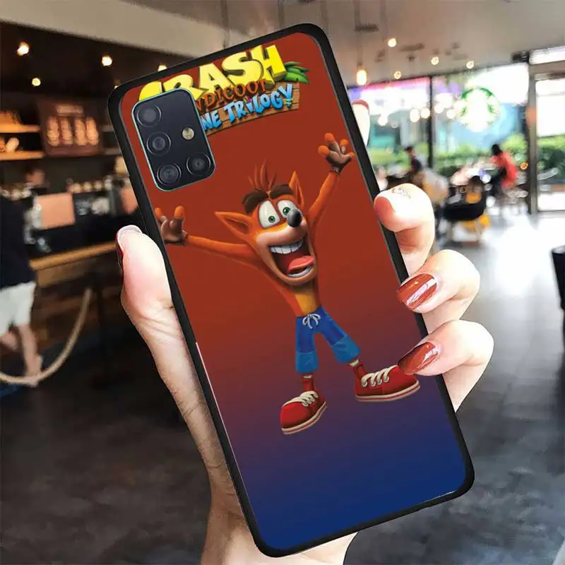 

Hot Game Crash Bandicoot Phone Case For Samsung A10 A12 A02 A20E M30 A31 A32 A40 A50 S A52 A51 A70 A71 A80 Cover Fundas