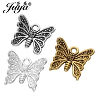 20pcslot 15x14mm zinc alloy cute butterfly charms pendant for necklace pendant bracelet diy jewelry making accessories handmade