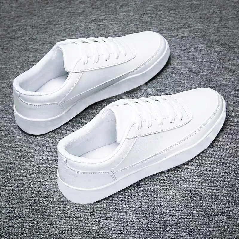 

2021 new summer fashion breathable white shoes men's casual sports shoes trendy men's shoes all-match skateboard shoes