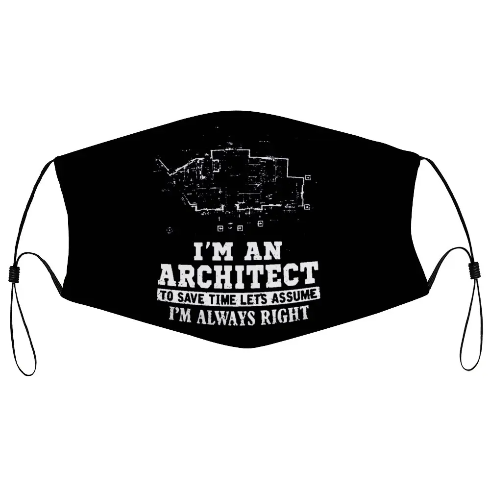 Мужская архитектурная маска для лица архитект I M An Architect экономии времени