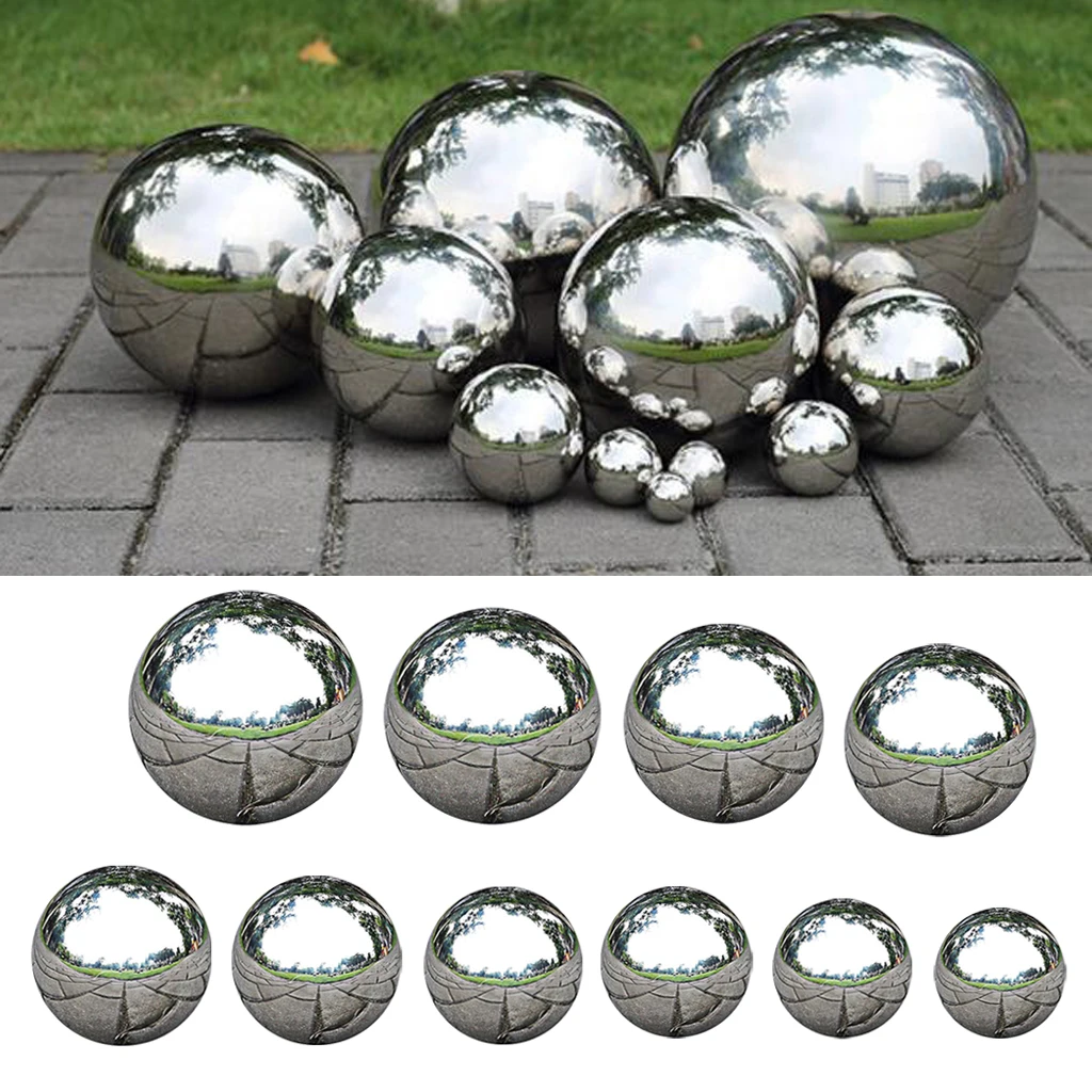 1 шт. зеркальный полированный круглый шар из нержавеющей стали Декор для дома и