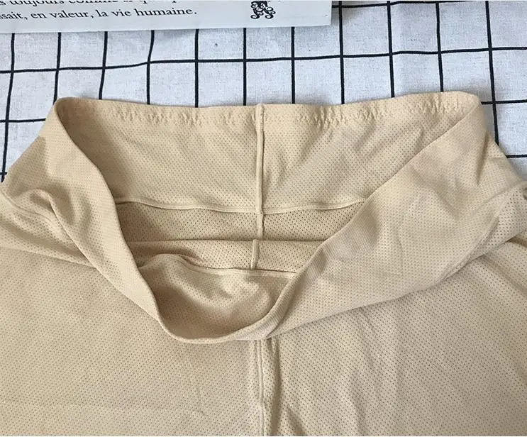 Размера плюс хлопковые дышащие штаны с завышенной талией кружевные не