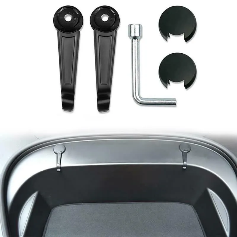 

Screw Front Trunk Hook Simple And Quick To Install Storage Trunk 1Pair Accessorie Easy To Use.