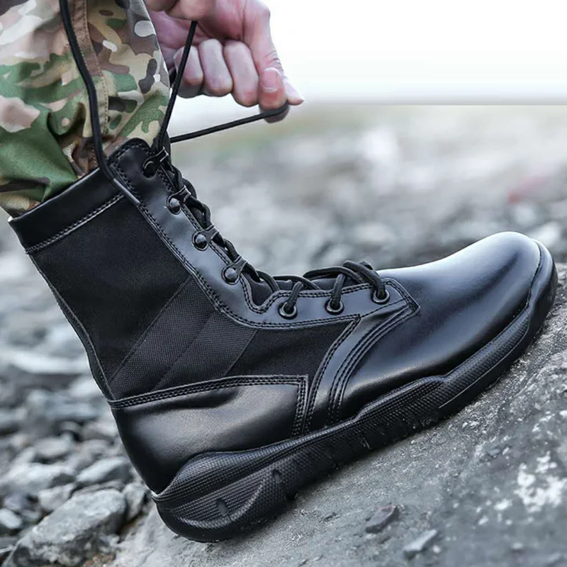 Летние армейские ботинки для мужчин и женщин легкие водонепроницаемые