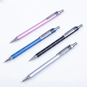 Автоматический Карандаш 0,5 мм0,7 мм 1 шт., металлический автоматический механический карандаш для письма, школьные и офисные принадлежности