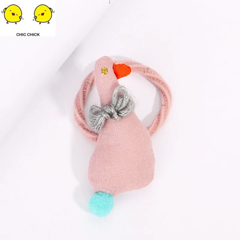 Новые Красочные базовые эластичные волосы группы детей веревки для волос