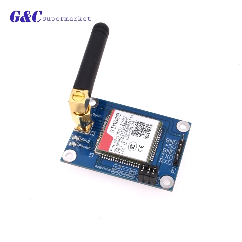 SIM800A мини V4.0 беспроводной модуль GSM GPRS STM32 плата комплект антенна