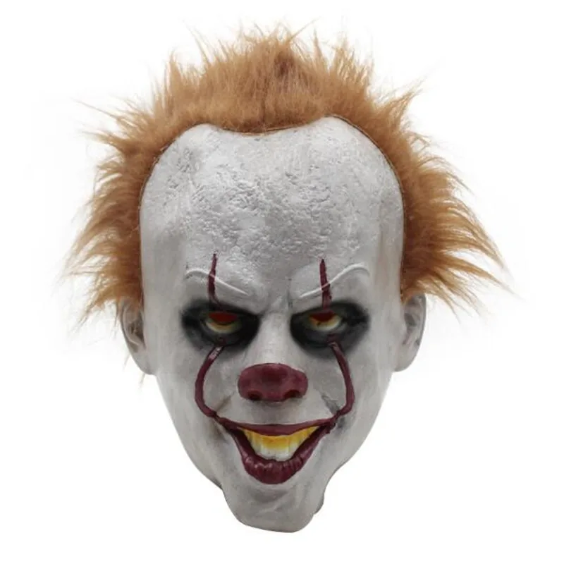 Фильм Оболочки Стивена Кинга Джокера страшный Хэллоуин Косплэй это клоун латекс