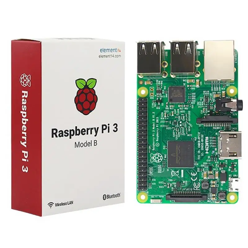 

Raspberry Pi 3, Модель B, Raspberry Pi, Raspberry Pi3B с Wi-Fi и Bluetooth-совместимыми смарт-аксессуарами