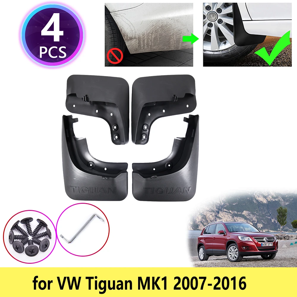 Для Фольксваген тигуан MK1 2007 2008 2009 2010 2011 2012 2013 2014 2015 2016 брызговики крыло Брызговики