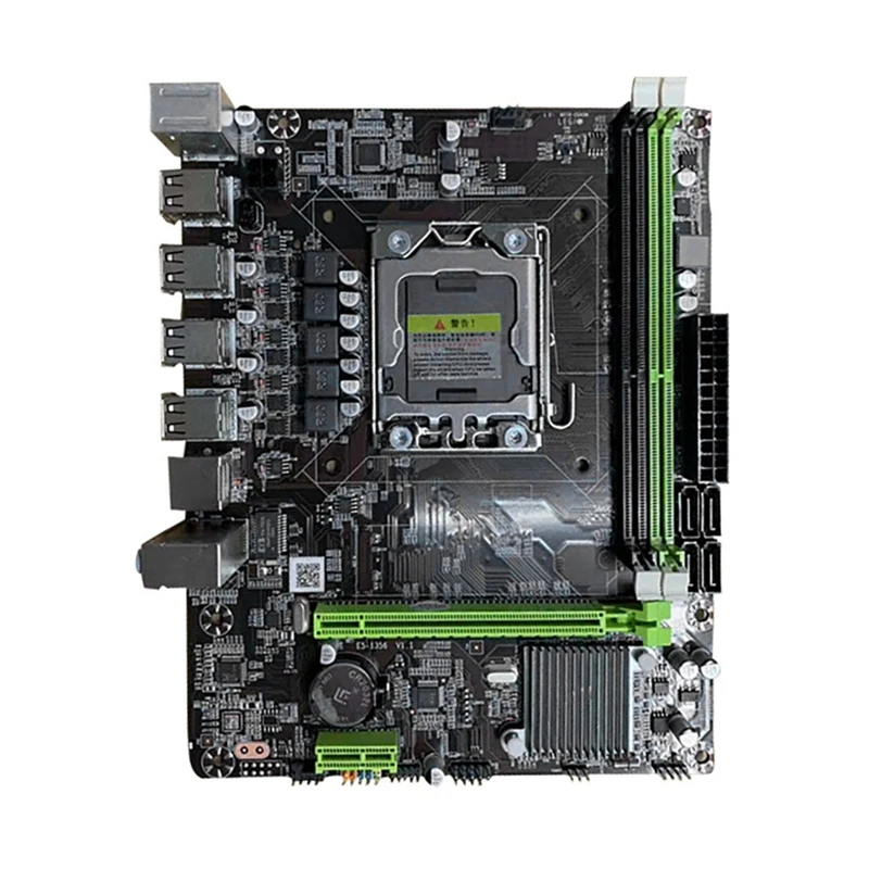 

X79 Motherboard LGA 1356 2XDDR3 32GB Memory 6 USB PCI-E 16X SATA II Motherboard Supports E5 2430 245L CPU Super I5 I7