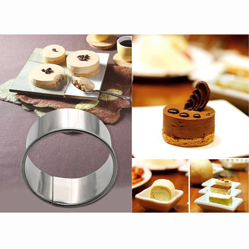12 шт Круглый Круг из нержавеющей стали резак для печенья украшения торта помадка