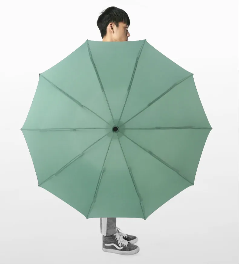 

Luxury Automatic Umbrella Rain Men Safety reflective strip Male Female Parasol Big Travel Umbrella Men Strong Windproof