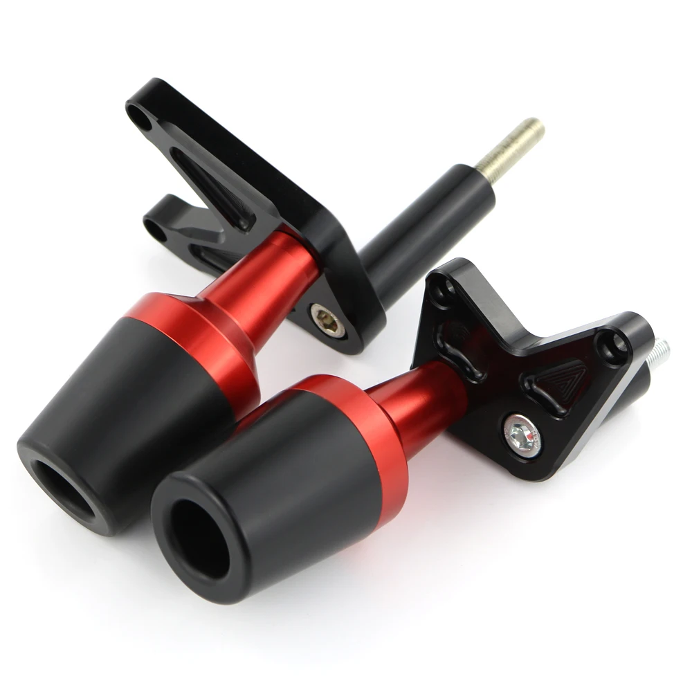 Red For Honda CB650F Motorcycle Accessories Crash Protector Pad Frame Slider Falling Protection CNC Aluminum - Цвет: Red
