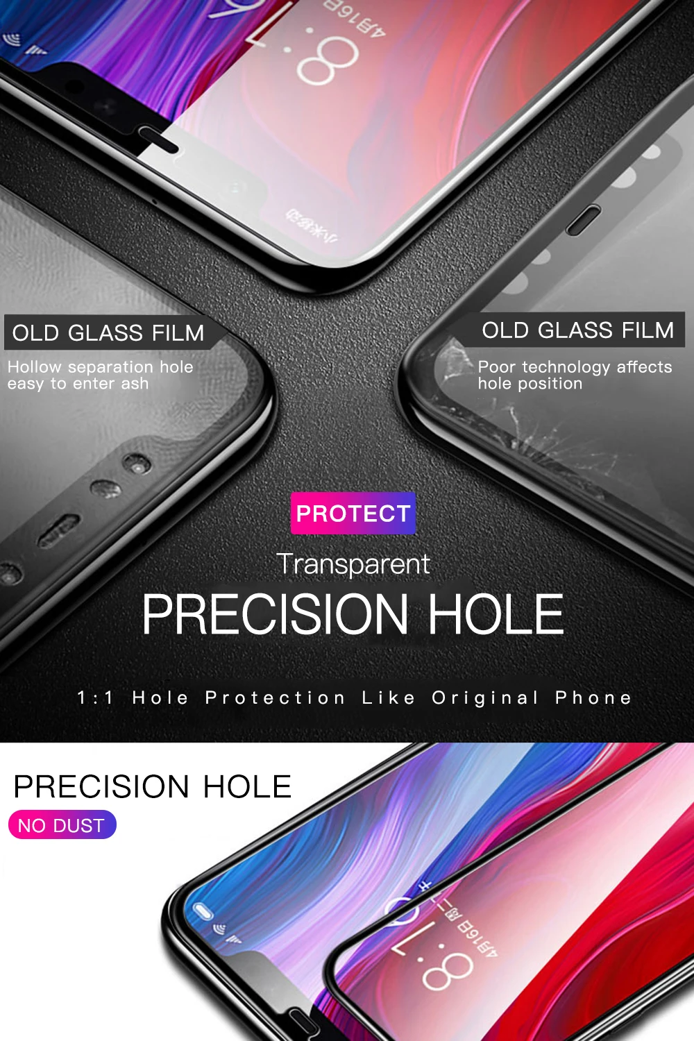 9D 3 шт. полное покрытие закаленное стекло для Xiaomi Redmi Note 9 S 8 T 7 6 A Pro защита экрана 11 10