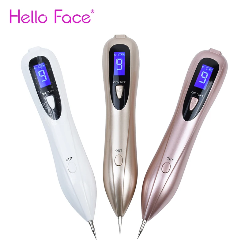 Лазерная плазменная ручка с 20 иглами для удаления пятен 9 уровнями аппарат Кротов