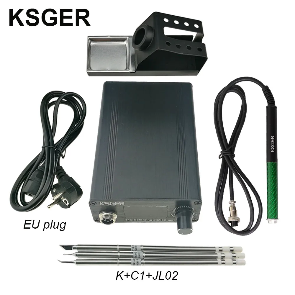 Sets 11 KSGER STM32 2,1 S OLED DIY T12 паяльник станция FX9501 сплав ручка электрические инструменты контроллер температуры держатель сварочный - Цвет: Sets 11