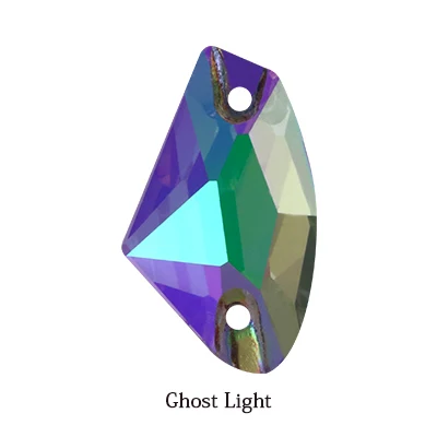 Ghost Light Высокое качество блестящий цвет пришить Кристальные Стразы для аппликации камни плоская задняя часть для одежды/дизайн ювелирных изделий DIY/аппликация "цветы" - Цвет: Ghost Light