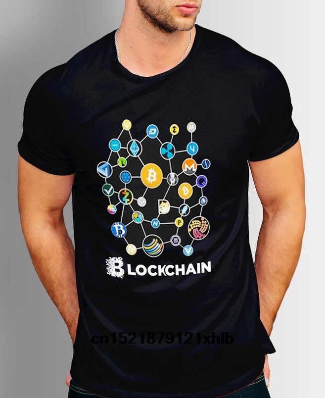 Men T shirt Multi Color and Size Cryptocurrency Blockchain funny t-shirt novelty tshirt women |