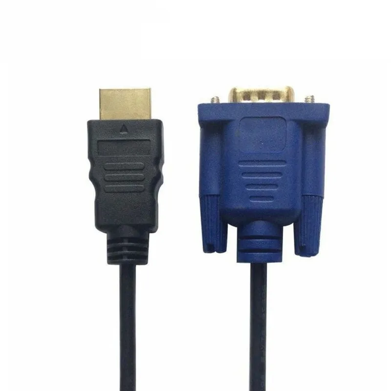 1 метр 1080P HD HDMI-совместимый кабель для VGA-совместимый с аудиоадаптером |
