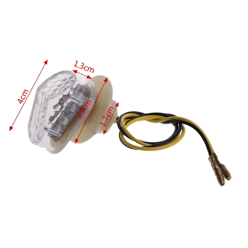 

Motorcycle 12V Flush LED Turn Signal Light for Yamaha YZF R1 R6 R6 SFZ1S FAZER 3XUB