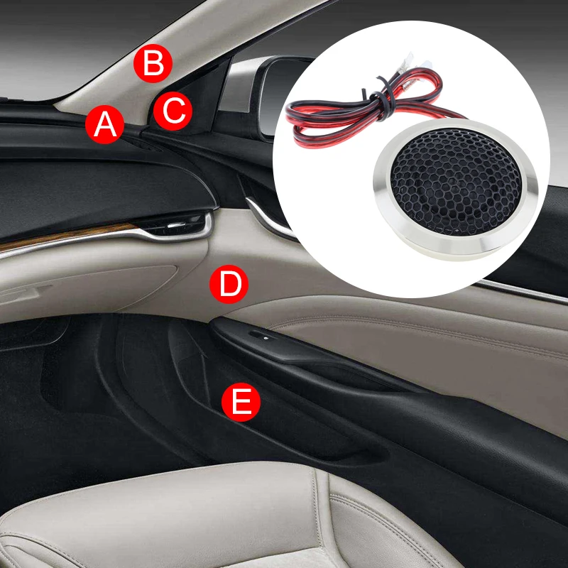 Универсальный автомобильный купольный мини динамик 2 шт. высокоэффективный