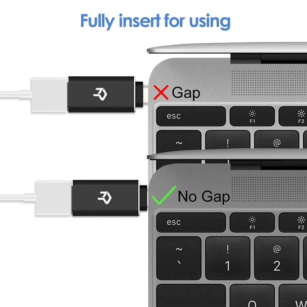 Универсальный Rankie 2-Pack USB C адаптер высокоскоростной Type к USB-A 3 0 SD/TF кардридер |