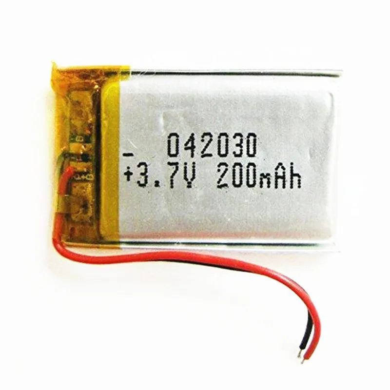 

Polymer lithium battery 3.7 V, 402030 042030 200mah can be customized wholesale quality certification