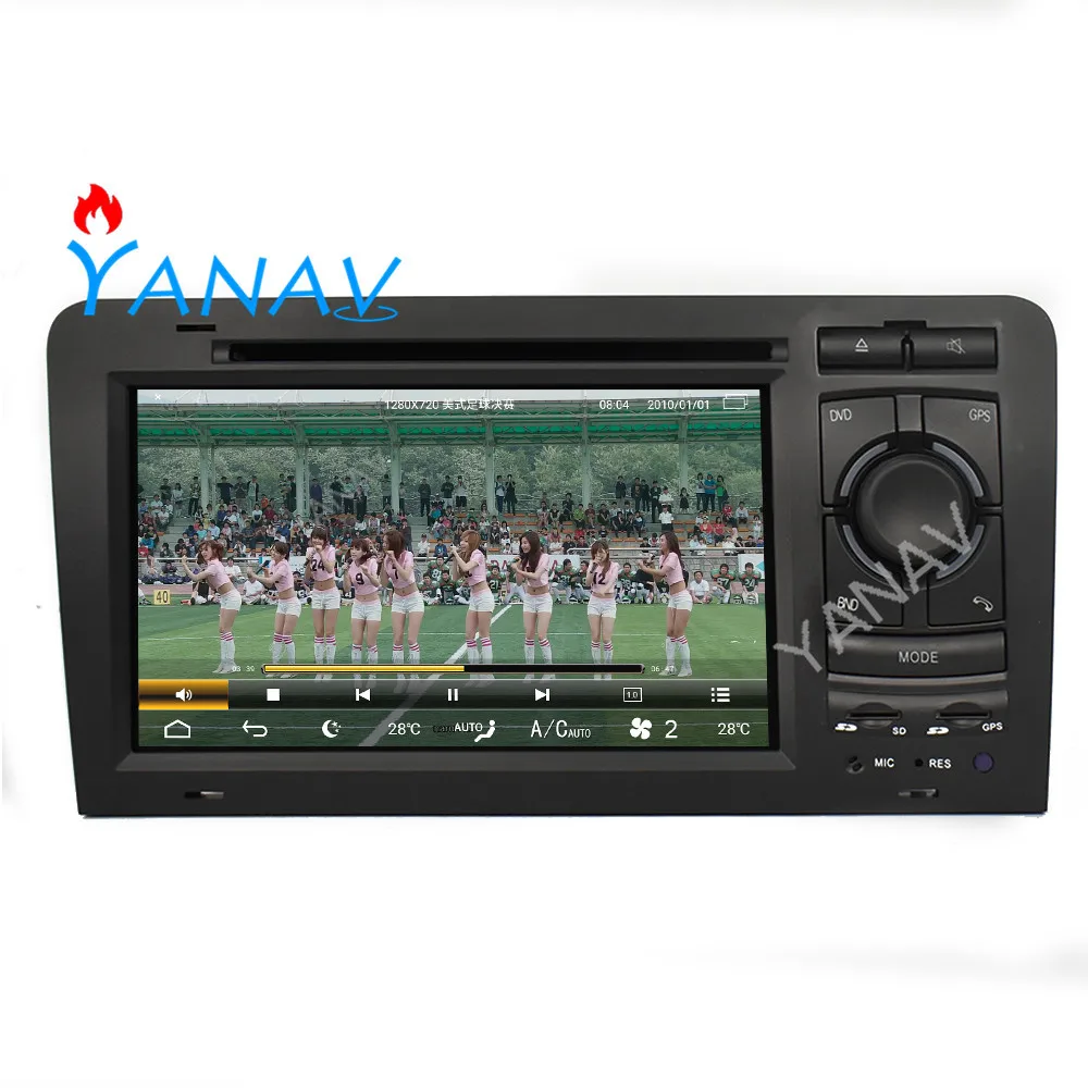 

Car radio audio 2 din Android stereo receiver for Audi A3 S3 2003-2011 touch screen car GPS navigation video multimedia player
