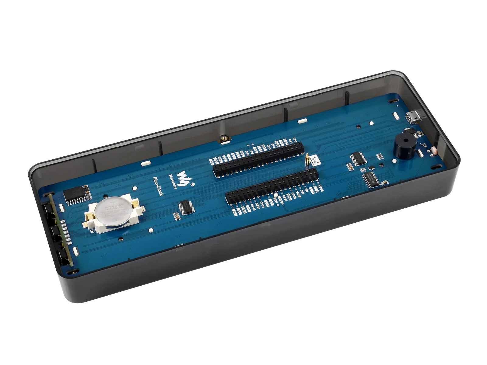 Waveshare прямоугольник электронные часы для Raspberry Pi Pico обладает точной РТК
