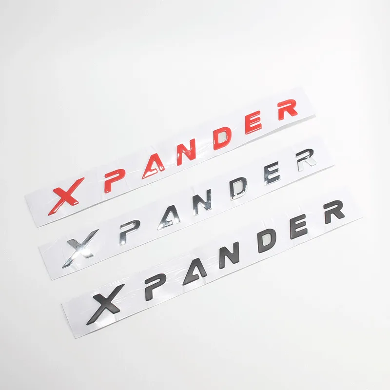 

1 шт. красная хром черная буква XPANDER для автомобиля 3D значок эмблема наклейка авто багажник Внешнее украшение
