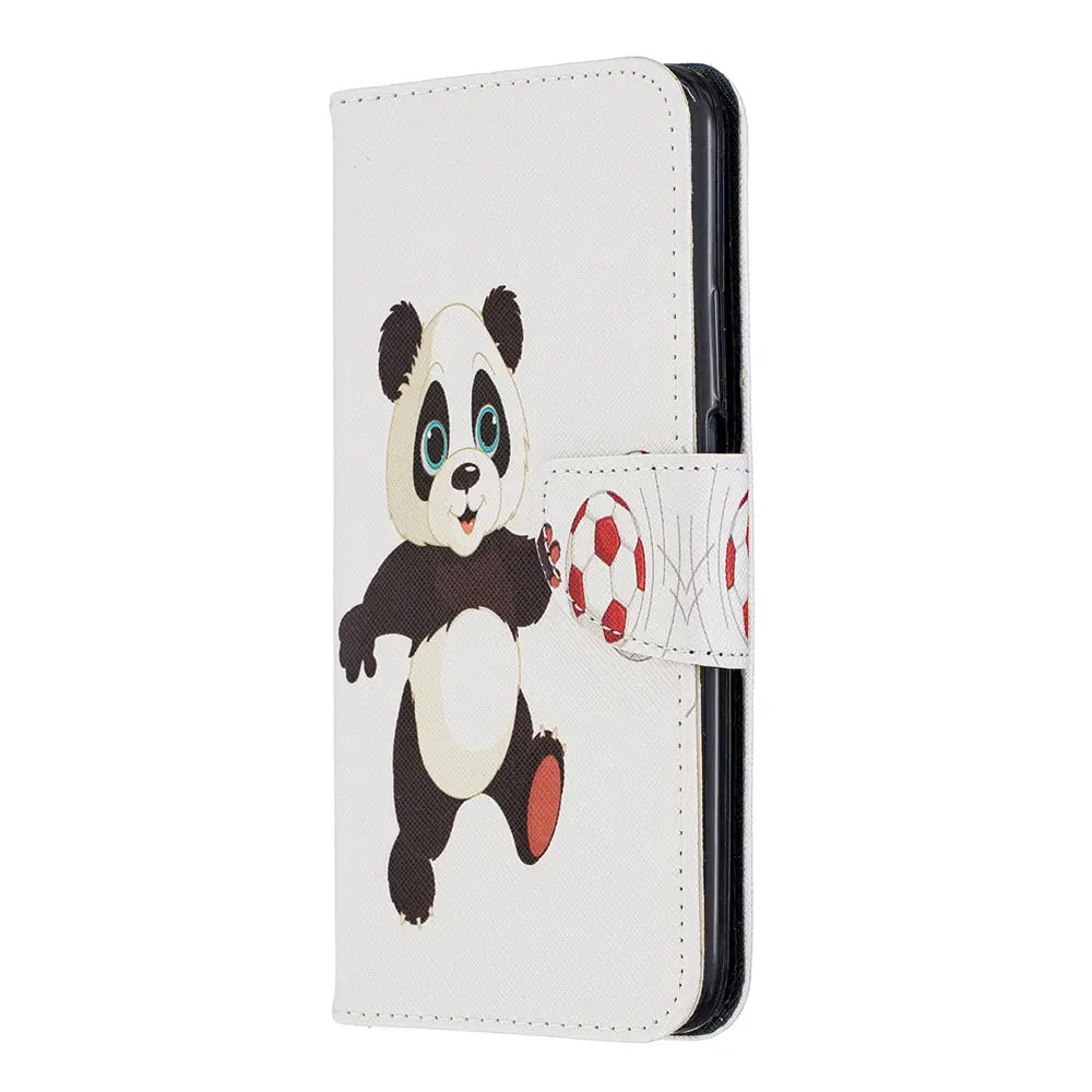 P4 Coque fundas для Xiao mi redmi 7 чехол кожаный бумажник с цветочным узором pouzdro на xio mi xiao mi redmi 7 флип чехол для телефона с рисунком панды - Цвет: P4