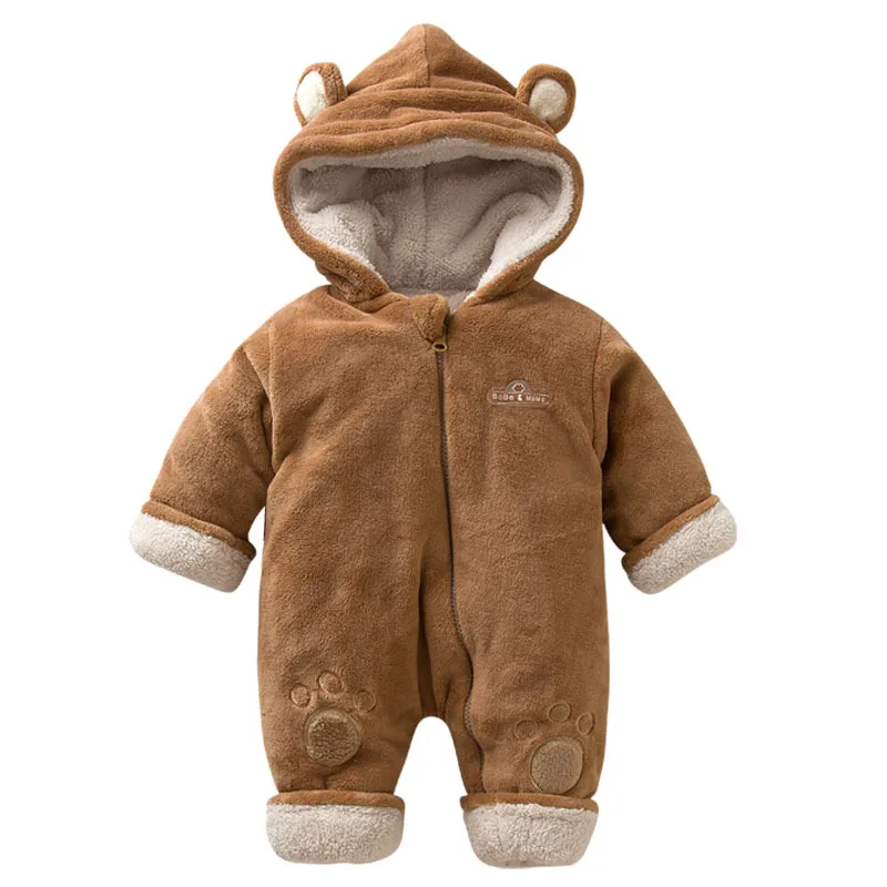 

Men and Women Baby Go Out Thicken Warm Baby Romper Baby Onesies Newborn Spring and Autumn Winter Clothes ropa de baby disney