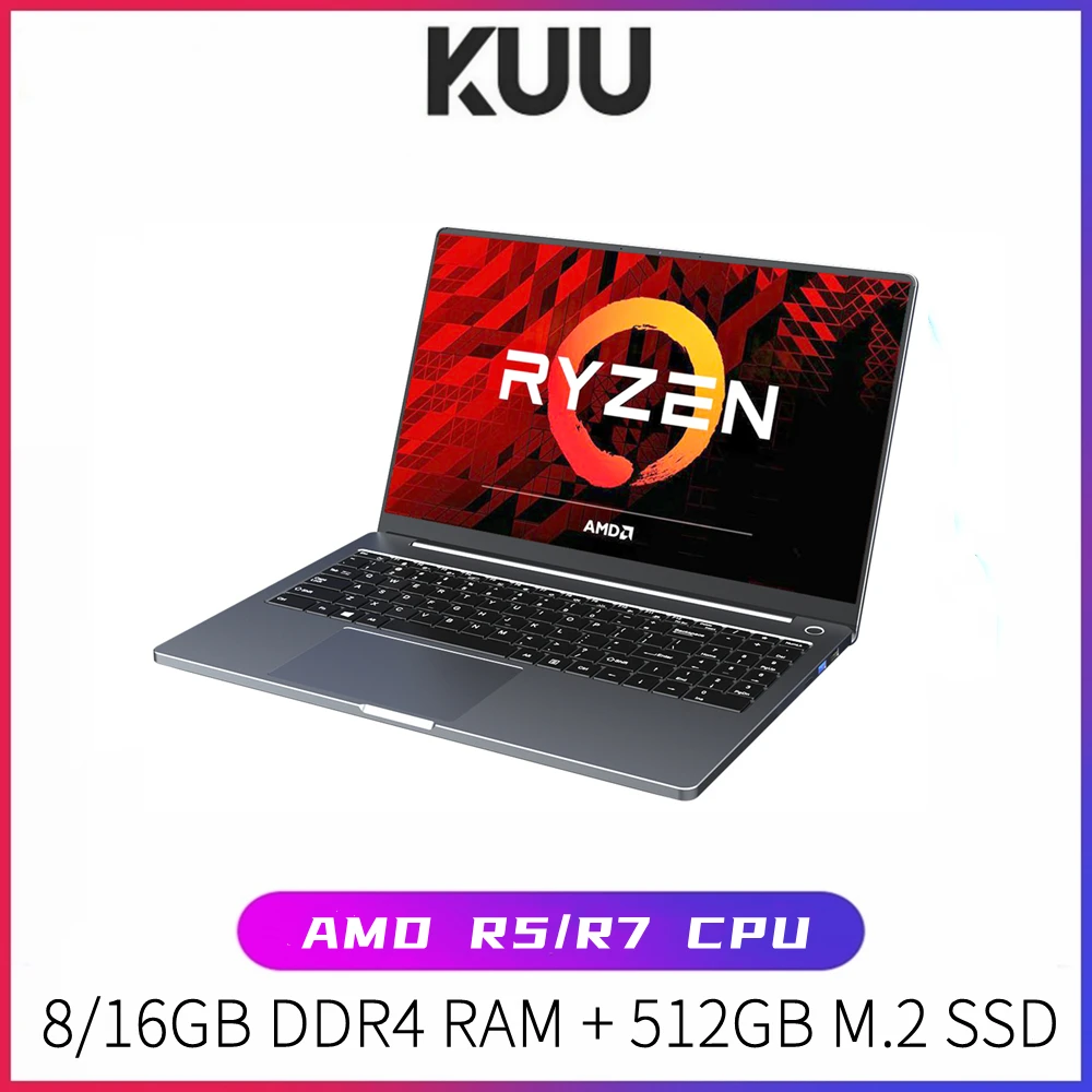 Review KUU G3 Laptop AMD R7 4800H 8 Cores 16 Threads16GB DDR4 RAM 512GB M.2 SSD R5 4600H Optional High-performance Work Laptop AMD Yes
