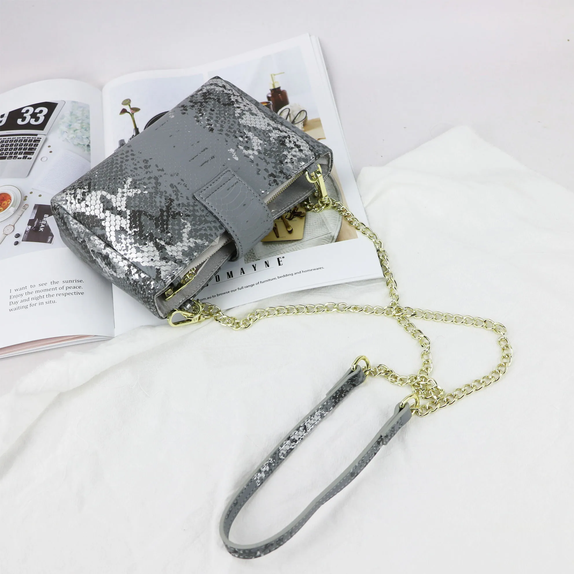 Новинка 2021 модная дизайнерская сумка женская на цепочке через плечо из