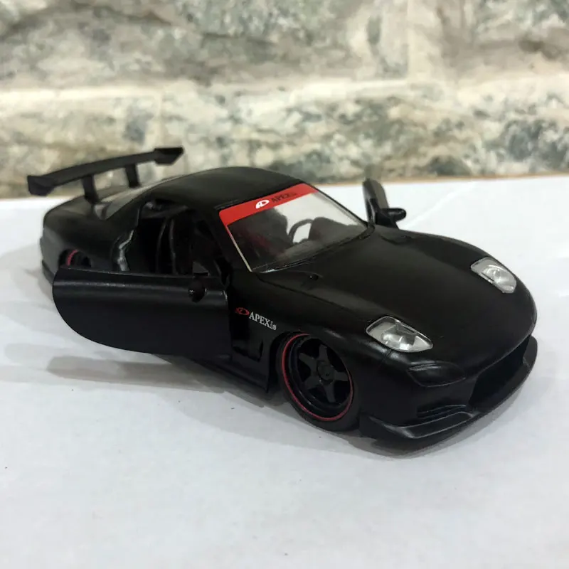 JADA JDM 1/32 строительные игрушки Япония 1993 MAZDA RX7 Литые металлические модели