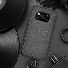 Чехол для Xiaomi Mi POCO X3 NFC F2 Redmi Note 9 9S 8 8T 7 6 Pro Max, простой тканевый чехол из джинсовой ткани для Redmi 9 9A 8 8A 7 7A 6 6A