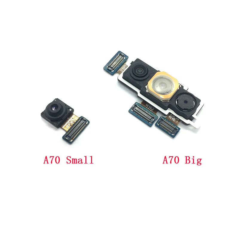Задняя камера, модуль фронтальной камеры для samsung Galaxy A10 A20 A30 A40 A50 A60 A70 M10 M30, модуль основной большой и маленькой камеры, гибкий