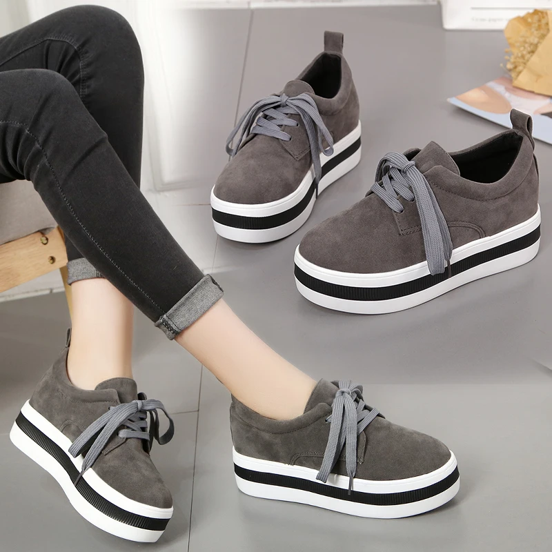 Женские замшевые кроссовки зеленые на шнуровке кеды в британском стиле обувь для