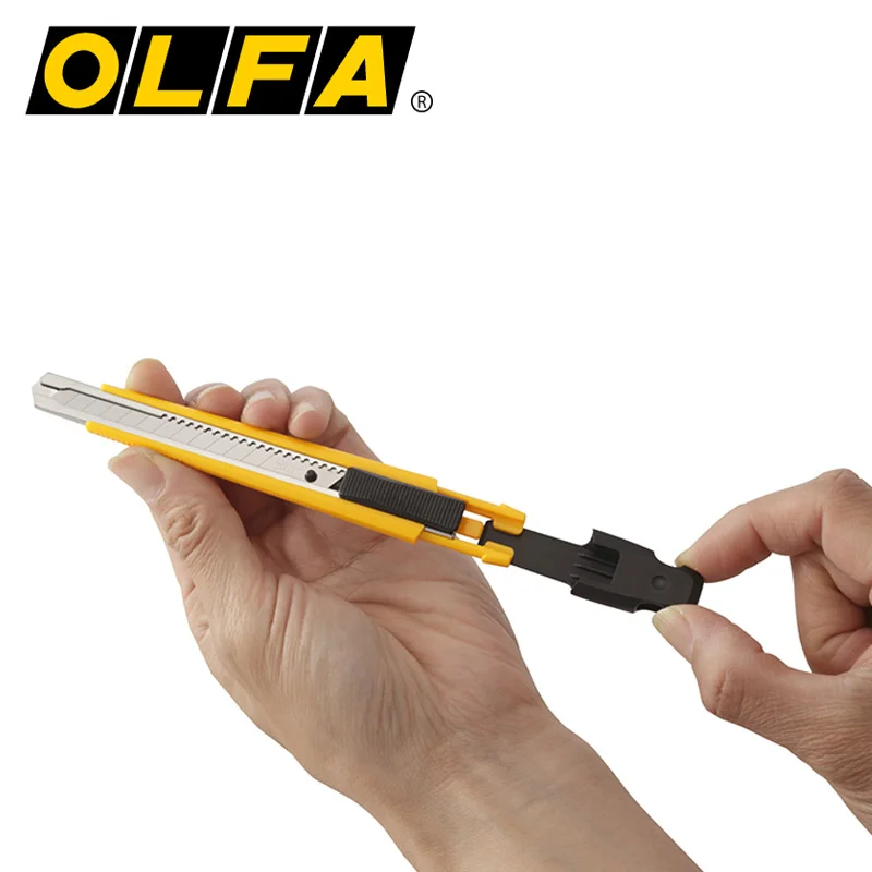 Нож OLFA стандартный 9 мм A-1 автоматическая фиксация слайдера сделано в Японии |