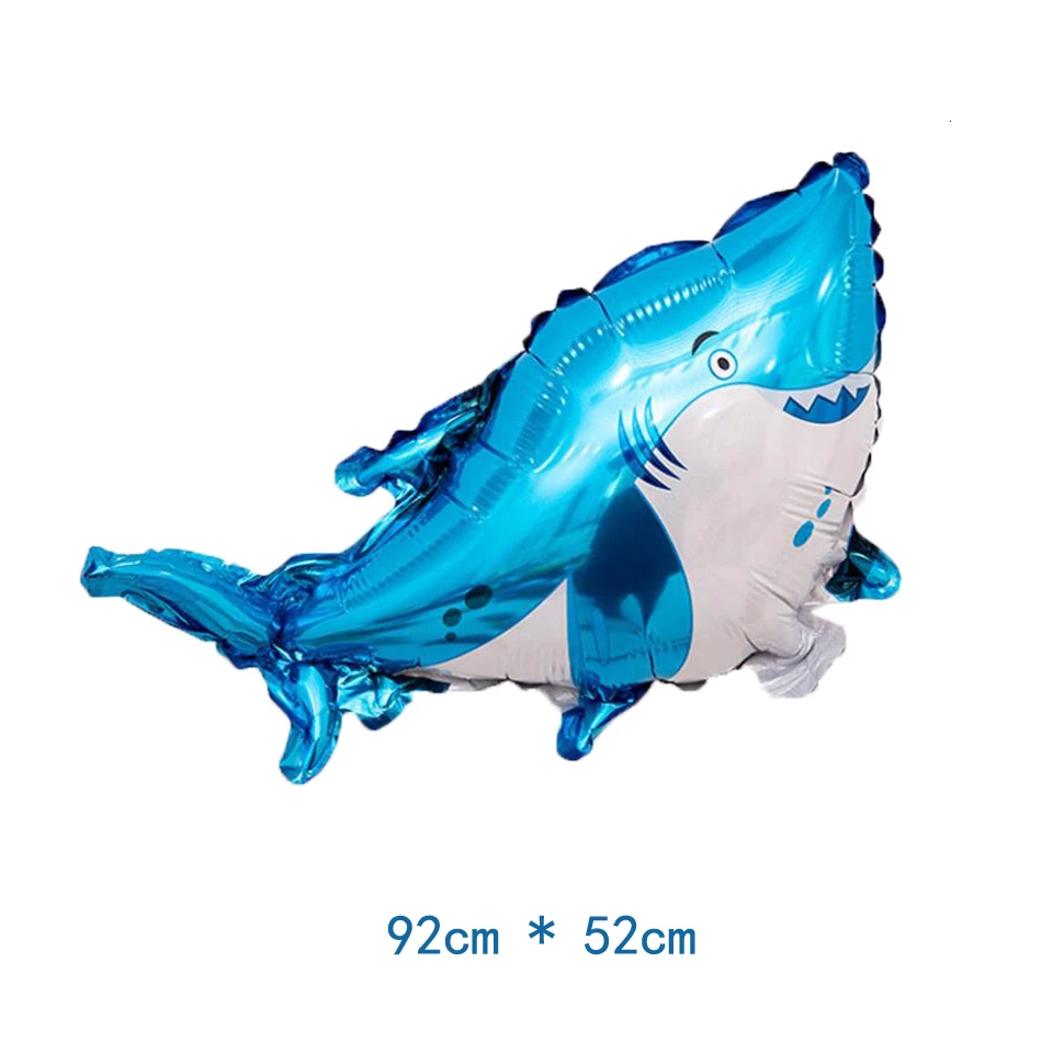 Big Shark-1pc 8 шт./компл. Акула одноразовая посуда с графикой из мультиков морская животных бумажные тарелки и стаканы для дня рождения/Baby Shower украшения детский праздничный костюм поставки - Цвет: Big Shark-1pc