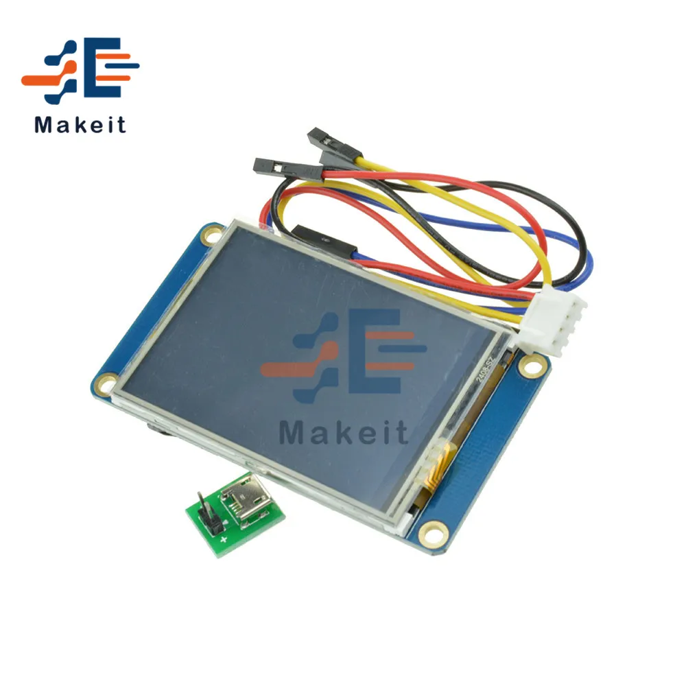 2 4 дюймов &quotTFT резистивный сенсорный экран Экран 320x240 UART HMI серийный ЖК-дисплей