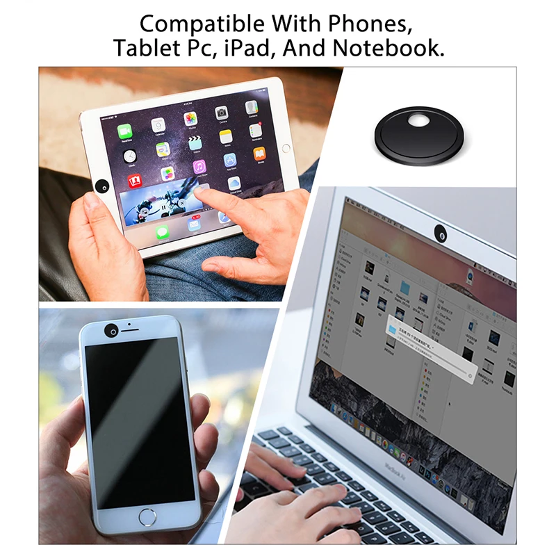 Circle Webcam Cover Privacy Protector Laptop Camera Slider Sticker Web Cam Covers for Tablet PC Samsung Iphone Smartphone | Мобильные