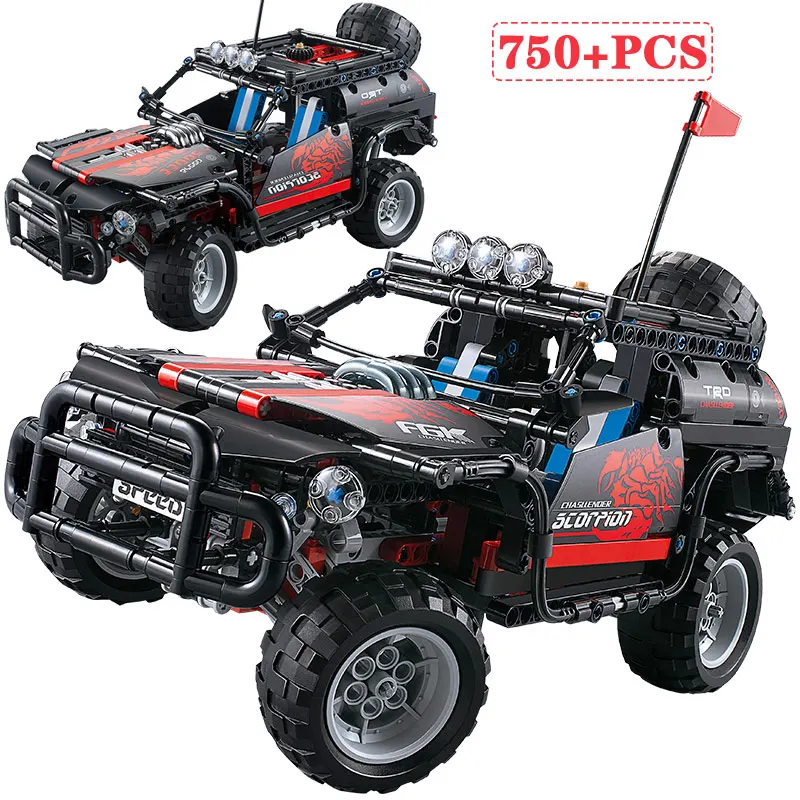 750 шт. создатель Скорпион внедорожник автомобиль модель строительные блоки