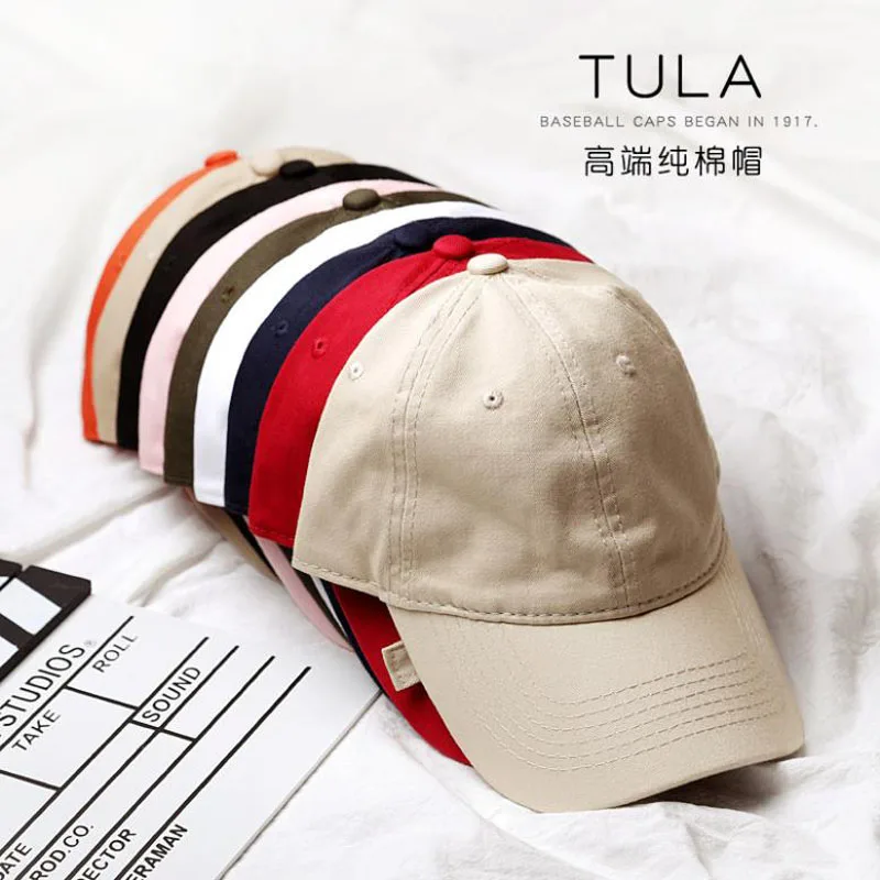 

WSRYCYGG High Quality Cotton Baseball Cap for Men and Women Fashion Solid Snapback Hat Dad Hat Washable Summer Sun Hat Wholesale