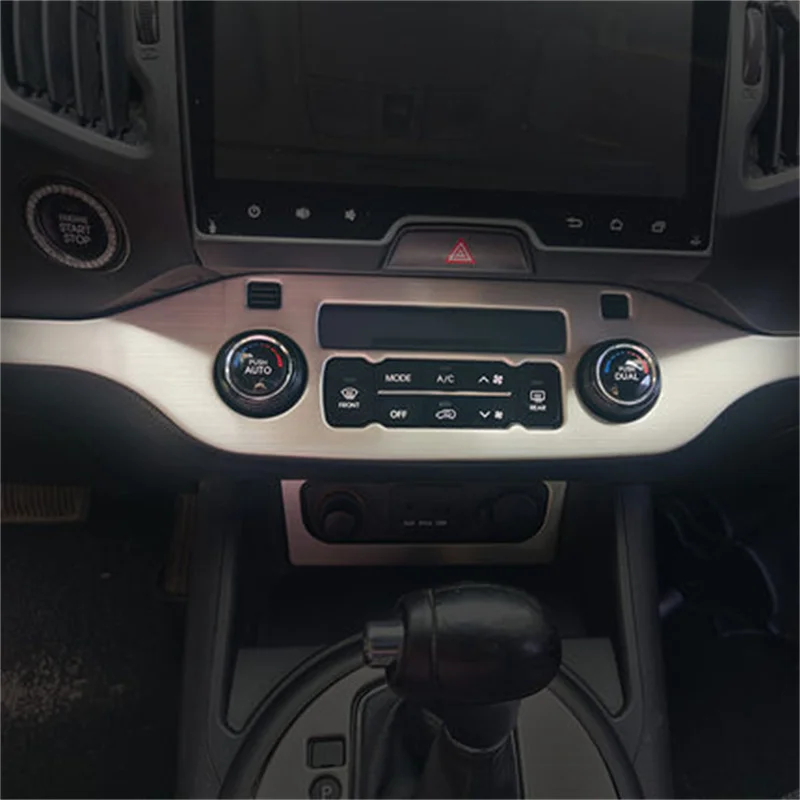

Для Kia Sportage 2010-2017 аксессуары для стайлинга автомобиля внутренняя ручка переменного тока Панель переключения передач декоративный чехол отд...
