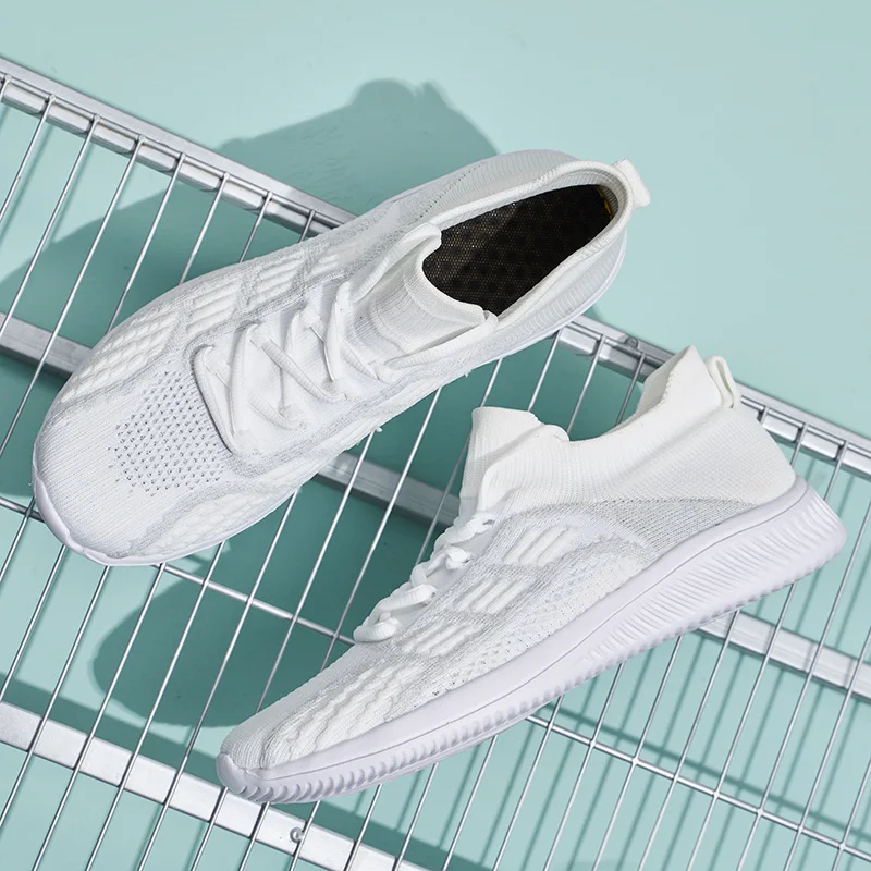 Мужские Прогулочные кроссовки уличные слипоны спортивная обувь сетчатая